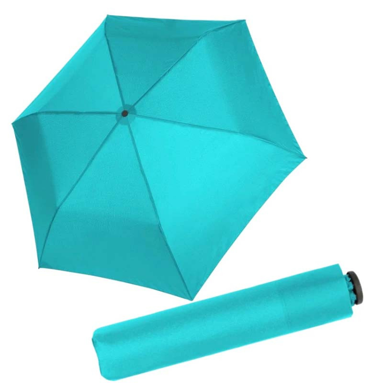 Obrazek DOPPLER Zero 99 - parasol składany dla dzieci/kobiet niebieski