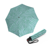 Obrazek KNIRPS A.200 MEDIUM DUOMATIC Zebra Mint - elegancki damski parasol w pełni automatyczny