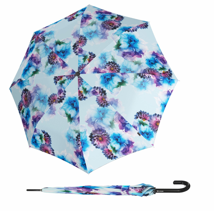 Obrazek KNIRPS T .760 Stick Automatic Blooming - elegancki parasol do golenia w kolorze różowym