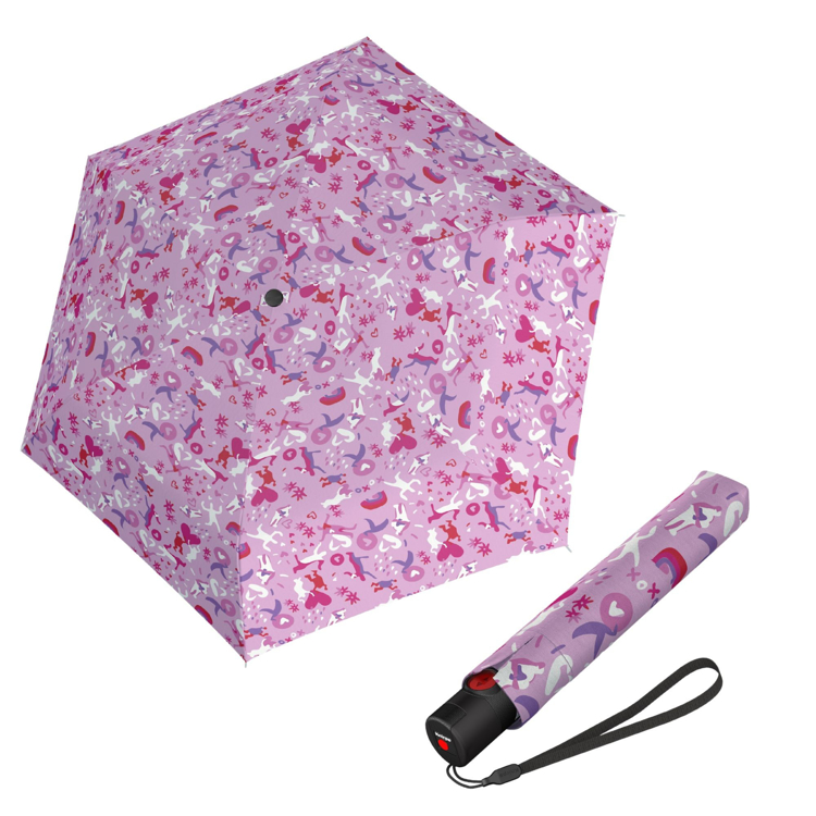 Obrazek KNIRPS U.200 Duomatic embracing love - elegancki damski w pełni automatyczny parasol wielokolorowy