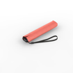 Obrazek KNIRPS US.050 ultra light slim manual salmon - lekki damski składany płaski parasol pomarańczowy ciemny