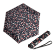 Obrazek KNIRPS US.050 ultra light slim manual embracing black - lekki damski składany płaski parasol wielokolorowy