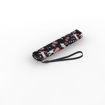Obrazek KNIRPS US.050 ultra light slim manual embracing black - lekki damski składany płaski parasol wielokolorowy