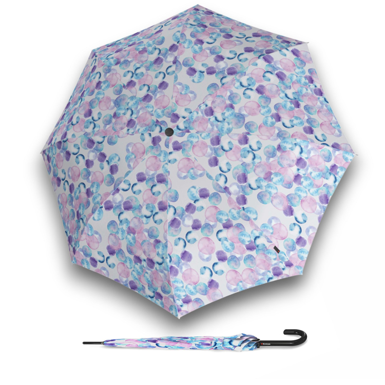 Obrazek KNIRPS T .760 Stick Automatic Mermaid - Elegancki parasol z wyrzutnikiem w kolorze fioletowym
