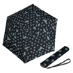 Obrazek KNIRPS US.050 ultra light slim manual rainyday black - lekki damski składany płaski parasol czarny