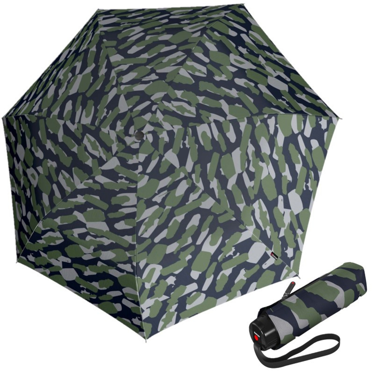 Obrazek KNIRPS T.020 Hunting Neptune - ultralekki składany parasol ECO zielony