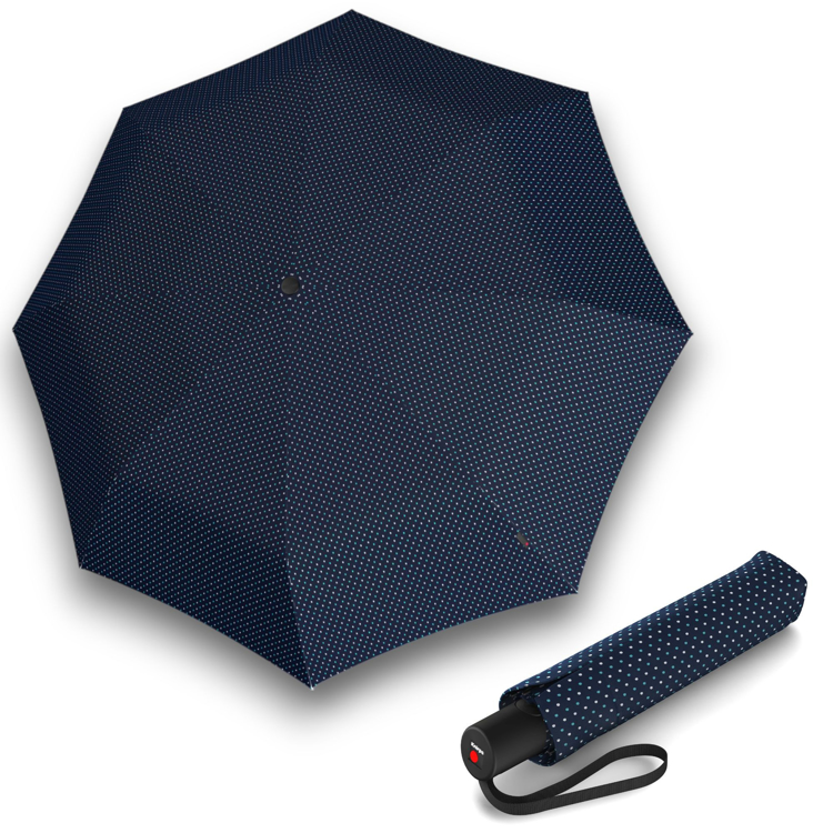 Obrazek KNIRPS A 200 Medium Duomatic Joy Navy - elegancki damski parasol automatyczny w kolorze niebieskim