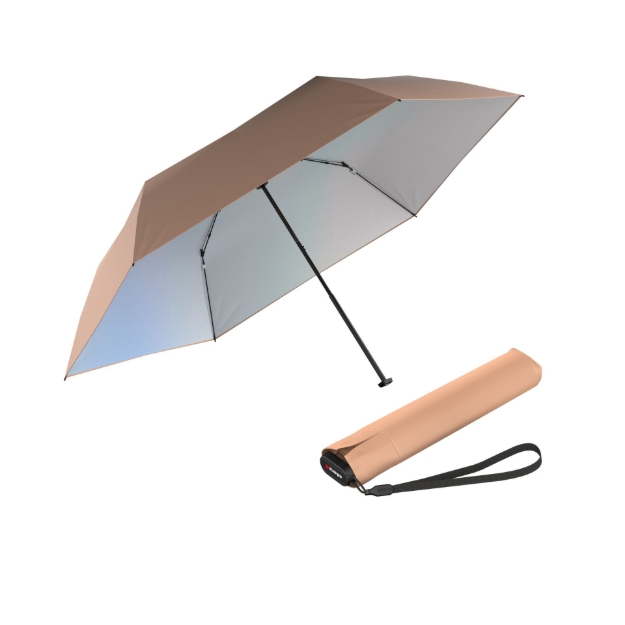 Obrazek KNIRPS US.050 Ultra Light Slim Manual Peach - lekki damski parasol składany na płasko