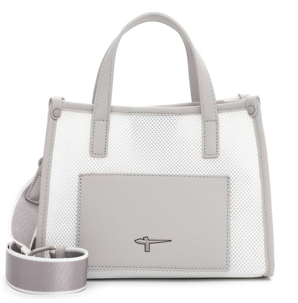 Obrazek Tamaris Florentina 33761-810 Jasnoszara Damska torba na ramię szara 6 L