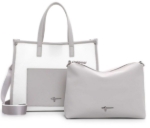 Obrazek Tamaris Florentina 33762-810 Jasnoszara Damska torba na ramię szara 15 L