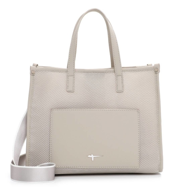 Obrazek Tamaris Florentina 33762-400 Beige Torba damska na ramię beżowa 15 L
