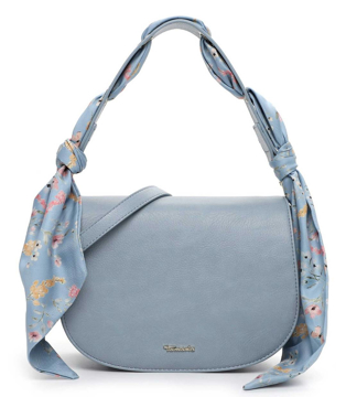 Obrazek Tamaris Fabia 33502-536 Crystal blue Damska torba na ramię niebieska 4 L
