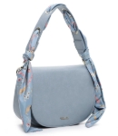 Obrazek Tamaris Fabia 33502-536 Crystal blue Damska torba na ramię niebieska 4 L