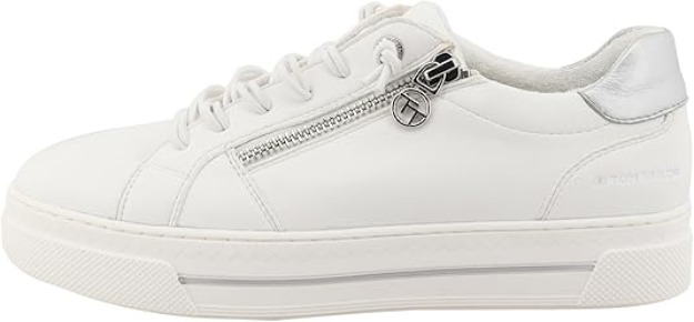 Obrazek Tom Tailor 9590360002 Trampki damskie białe