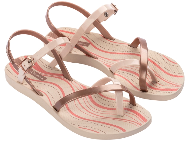Obrazek Ipanema Fashion Sandal VIII 82842-BD408 Sandały damskie beżowe