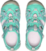 Obrazek Młodzieżowe sandały dziecięce KEEN Seacamp II CNX jasny aqua/pink a boo