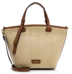 Obrazek Tamaris Fernanda 33665-420 Sand Torba damska na ramię beżowa 16 L