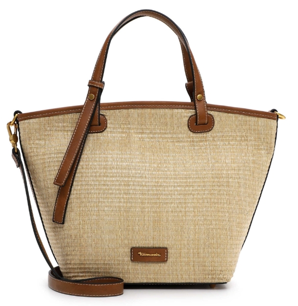 Obrazek Tamaris Fernanda 33665-420 Sand Torba damska na ramię beżowa 16 L