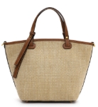 Obrazek Tamaris Fernanda 33665-420 Sand Torba damska na ramię beżowa 16 L