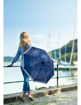 Obrazek DOPPLER Fiber Havanna Sailor - damski parasol składany niebieski