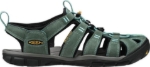 Obrazek Damskie sandały KEEN Clearwater CNX Leather W kolorze mineralnym niebieskim/żółtym