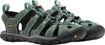 Obrazek KEEN Clearwater CNX Leather W Dámské sandály mineral blue/yellow