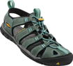 Obrazek KEEN Clearwater CNX Leather W Dámské sandály mineral blue/yellow
