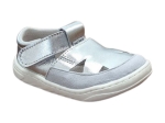 Obrazek Pegres Barefoot SBF 51 Sandały dziecięce srebrne