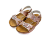 Obrazek Dětské pantofle rose gold s motýlkem