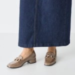 Obrazek Tamaris 1-24316-43-341 Damskie mokasyny w kolorze ciemnoszarym