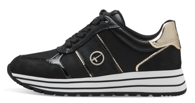 Obrazek Tamaris 1-23727-42-048 Trampki damskie czarne