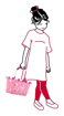 Obrazek Reisenthel Carrybag XS Kids Abc friends pink 5 L