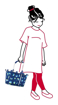 Obrazek Reisenthel Carrybag XS Kids Abc friends blue 5 L