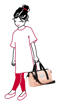 Obrazek Reisenthel Allrounder XS Kids Cats and dogs rose 5 L