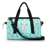 Obrazek Reisenthel Allrounder XS Kids Koty i psy miętowy 5 L