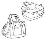 Obrazek Reisenthel Allrounder XS Kids Koty i psy miętowy 5 L