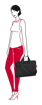 Obrazek Reisenthel Netbookbag Black 5 L