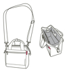 Obrazek Reisenthel Allrounder Cross Twist Silver 4 L