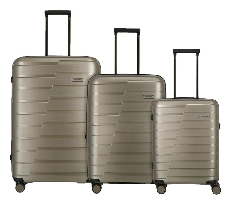Obrazek Travelite Air Base S,M,L Champagne metallic S: 37 l / M: 71/82 L: 105