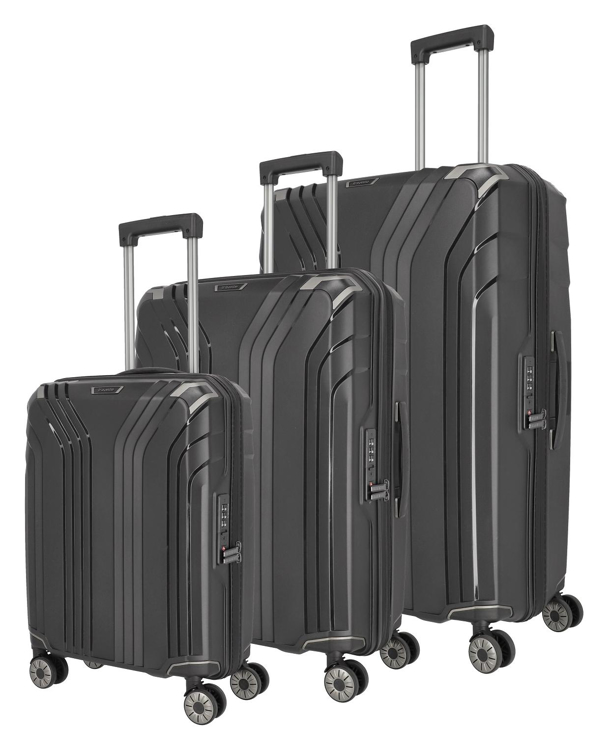 Obrazek Travelite Elvaa 4w S,M,L czarny S: 41 l / M: 72/77 L: 102
