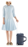 Obrazek Reisenthel Allrounder Trolley Herringbone Dark Blue 30 L