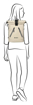 Obrazek Enrico Benetti Bergen 56002 Light Taupe 8 L