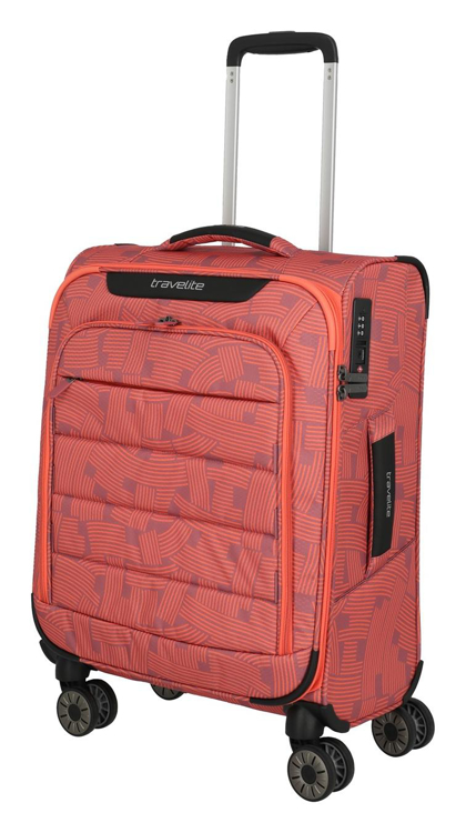 Obrazek Travelite Skaii 4w S Print Peach 36 L