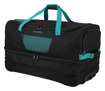 Obrazek Travelite Basics Walizka na kółkach L exp czarny/petrol 98/119