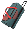 Obrazek Travelite Basics Torba na kółkach L exp zielona/pomarańczowa 98/119