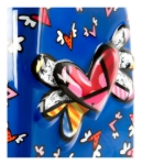 Obrazek Heys Tween Spinner Flying Hearts Purple 39 L