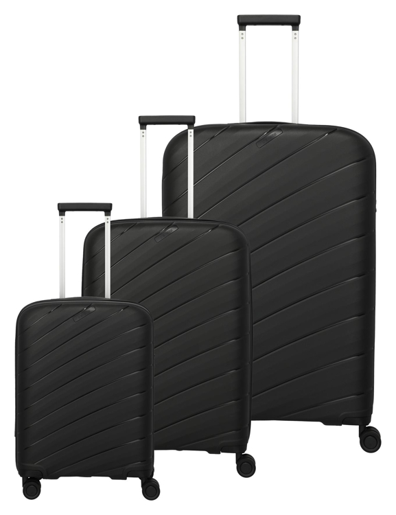 Obrazek Travelite Burano S,M,L Black S: 42 l / M: 67/80 L: 108