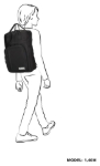 Obrazek Enrico Benetti Aruba 62155 Black 18 L