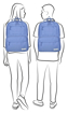 Obrazek Enrico Benetti Aruba 62156 Jeansblue 20 L