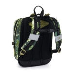 Obrazek Plecak szkolny trzykomorowy Bagmaster ALFA 25 B - fighter green 18 l